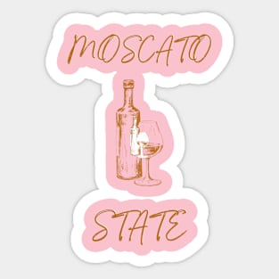 Moscato State Sticker